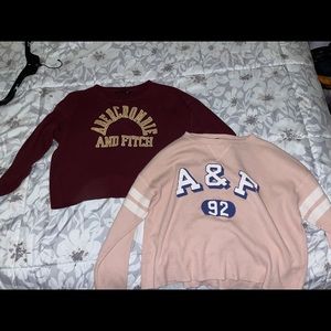 Pack of 2 Abercrombie Fitch Long Sleeve Comfy Ribbed Shirts, Size XS/M 2 for $11